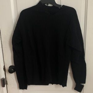 Black Wool Tibi Sweater